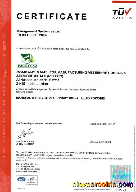Austria Certificate of Registration